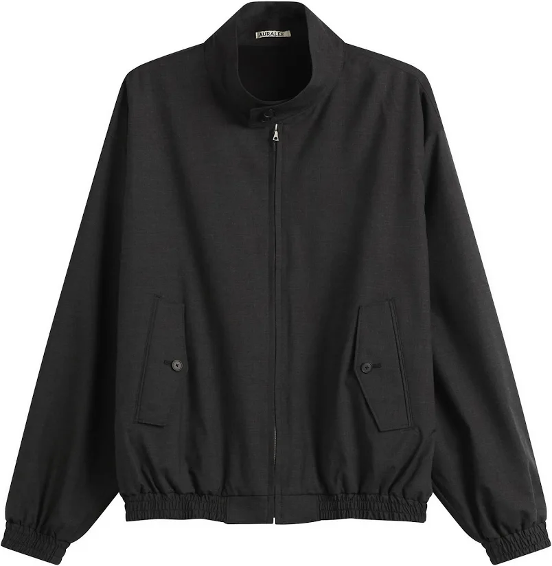 Super fine wool zip blouson