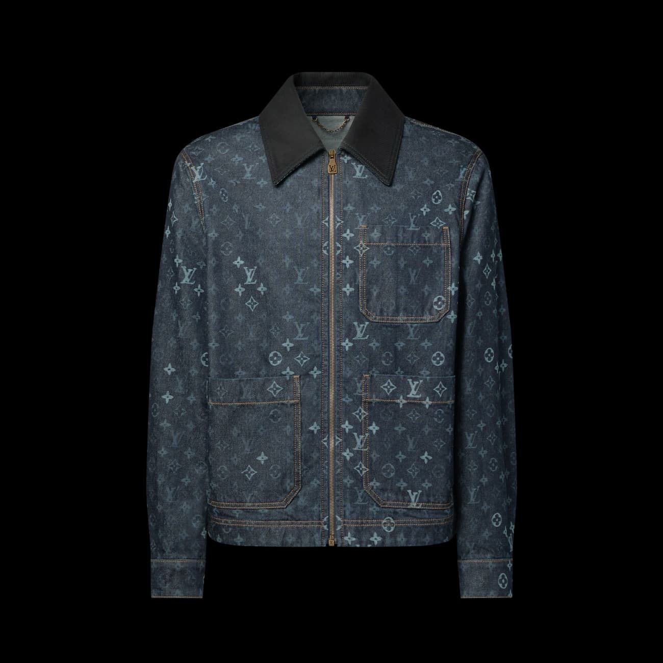 Monogram denim jacket